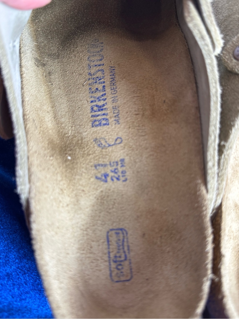 Birkenstock Boston Suede Clogs in Taupe - Picture 3 of 7